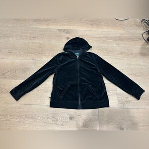Vintage Ralph Lauren Luxurious Black Velvet Hoodie